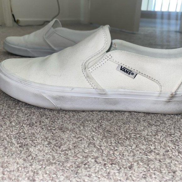 white vans size 7.5 in women’s - Picture 2 of 4